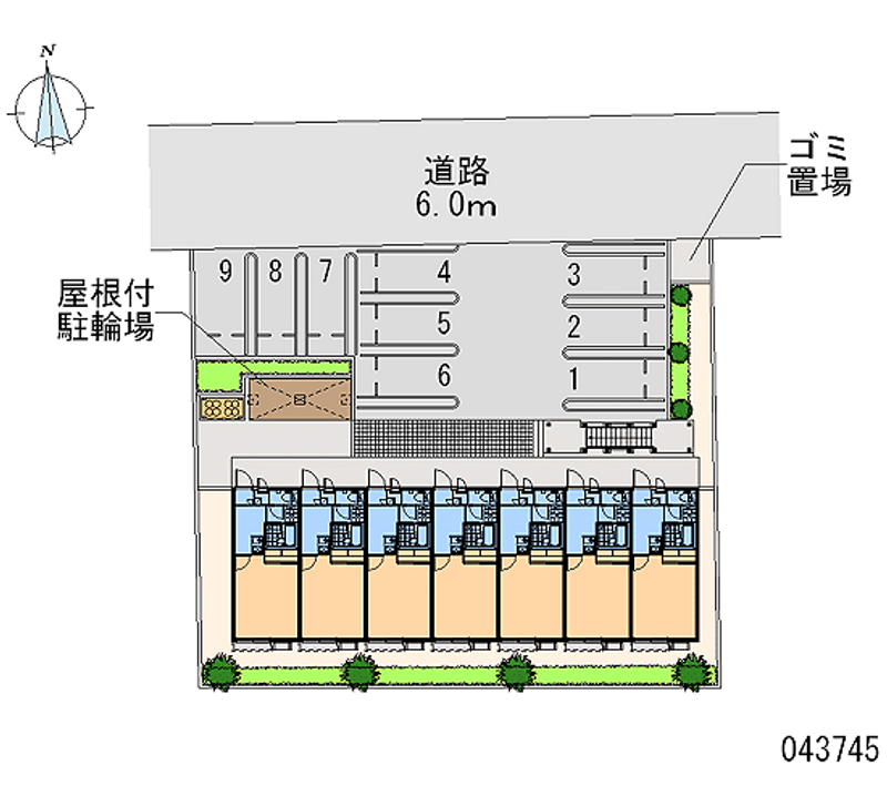 レオパレスあすなろ　２号 月極駐車場