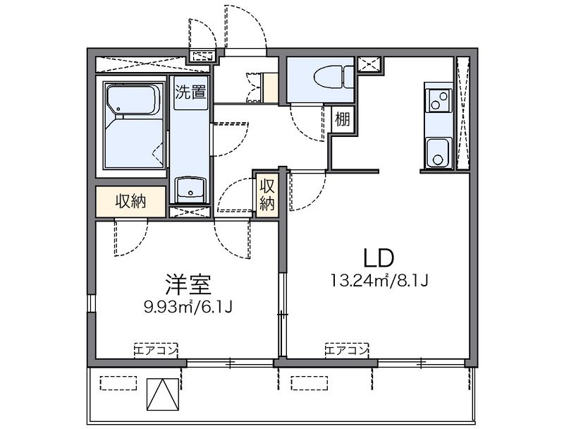 レオネクストリッカティル 間取図