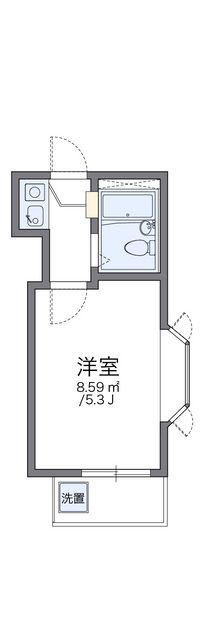 レオパレス代々木上原 間取図