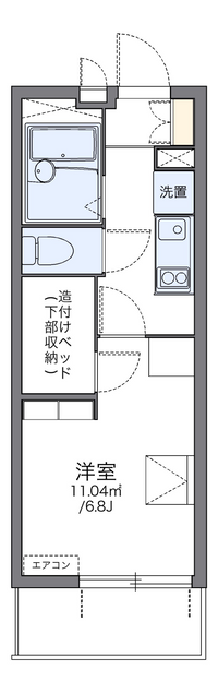 レオパレス大曽根駅前 間取り図