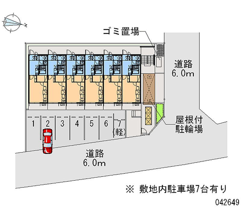 レオパレスＭＡＲＵＴＯ京田辺 月極駐車場