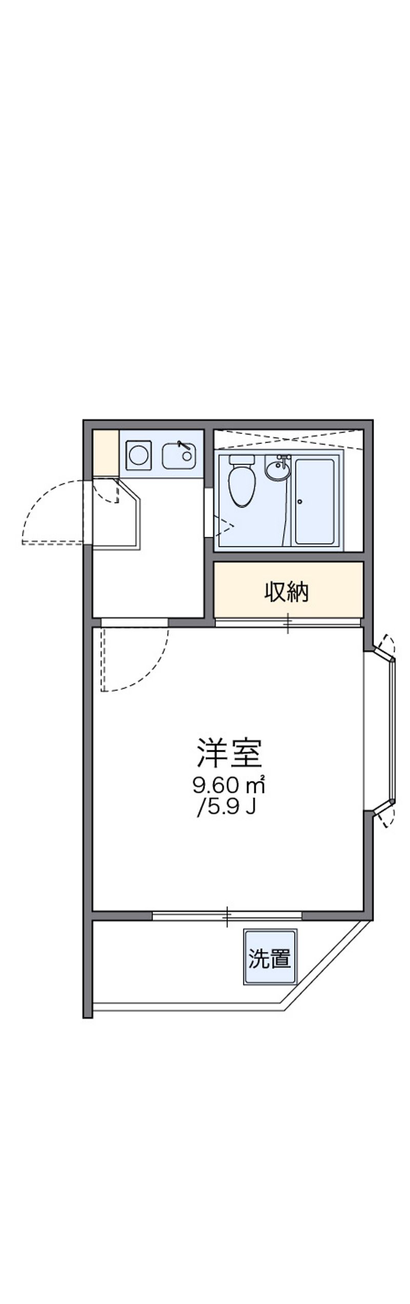レオパレス亀有第５ 間取図