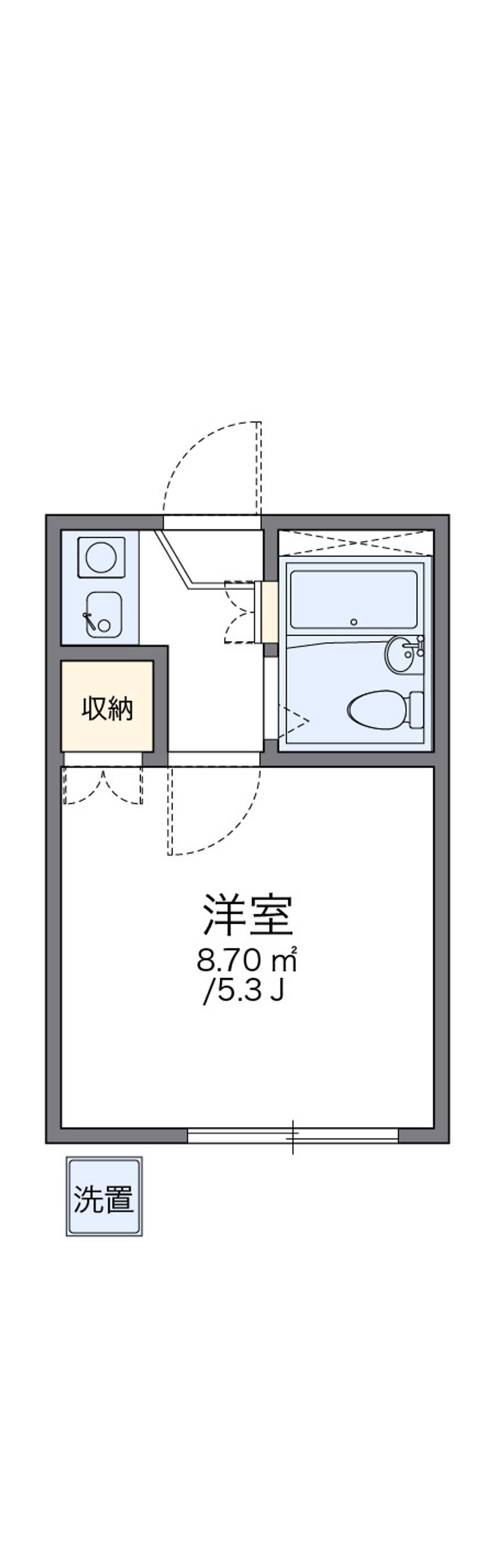 レオパレス堀切 間取図