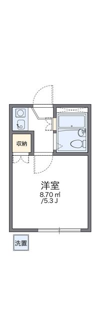 レオパレス堀切 間取り図