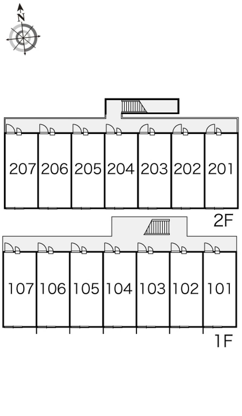 レオパレスセブンシー 間取配置図