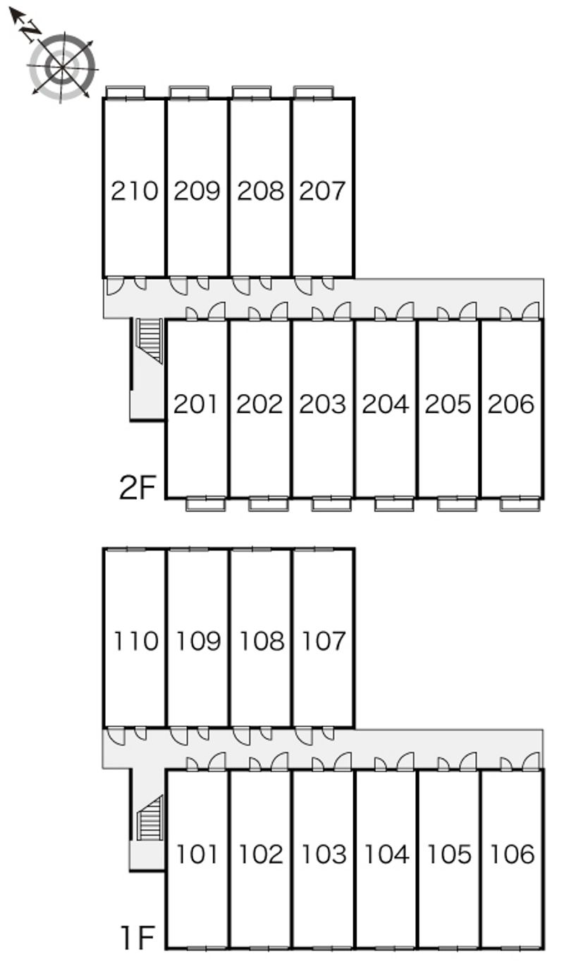レオパレスＯＡＫＳ 間取配置図