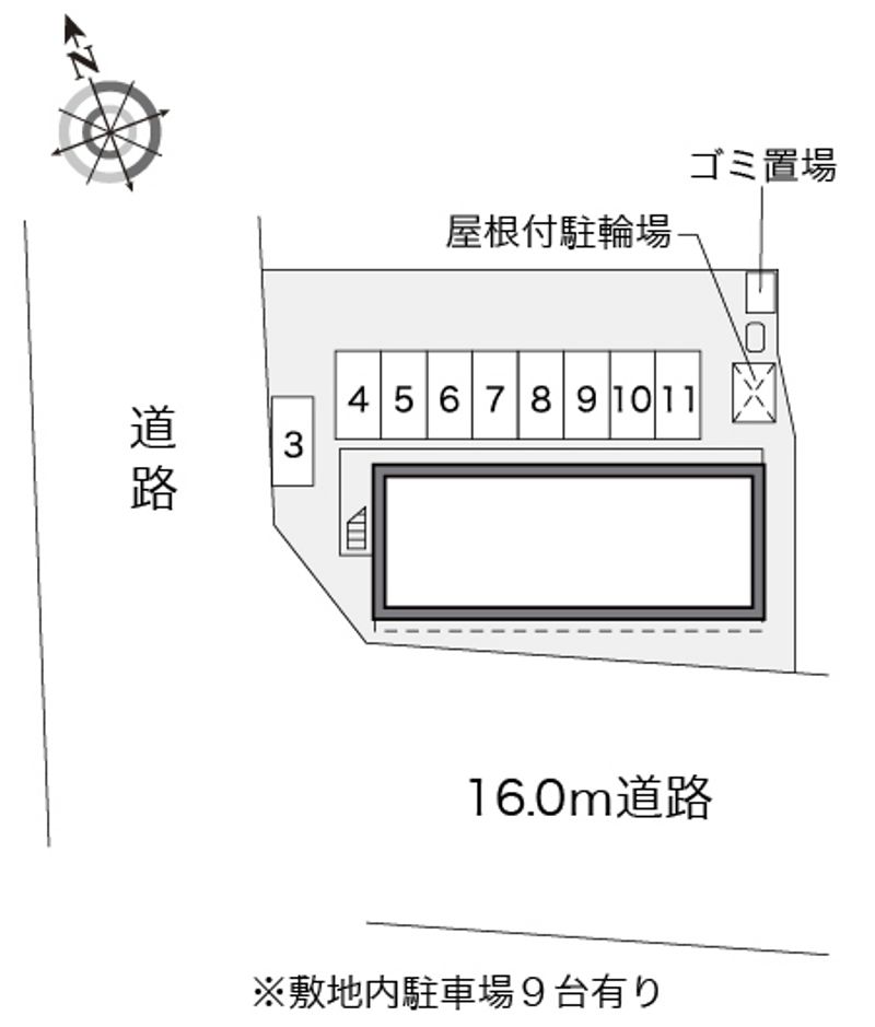 レオパレスＳＳＳ 配置図