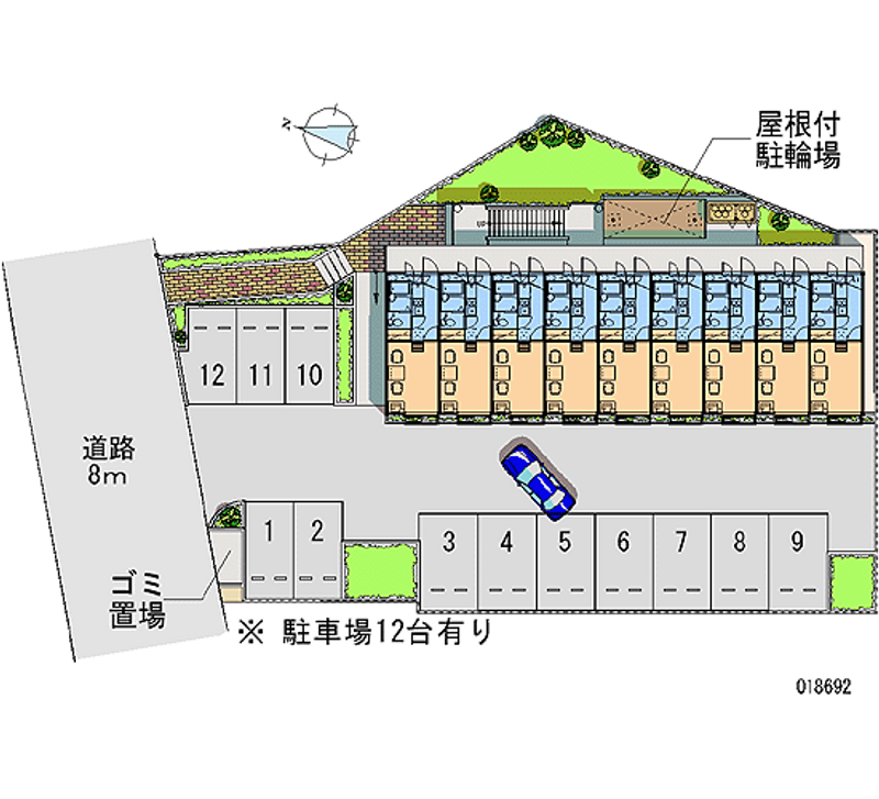 18692 Monthly parking lot