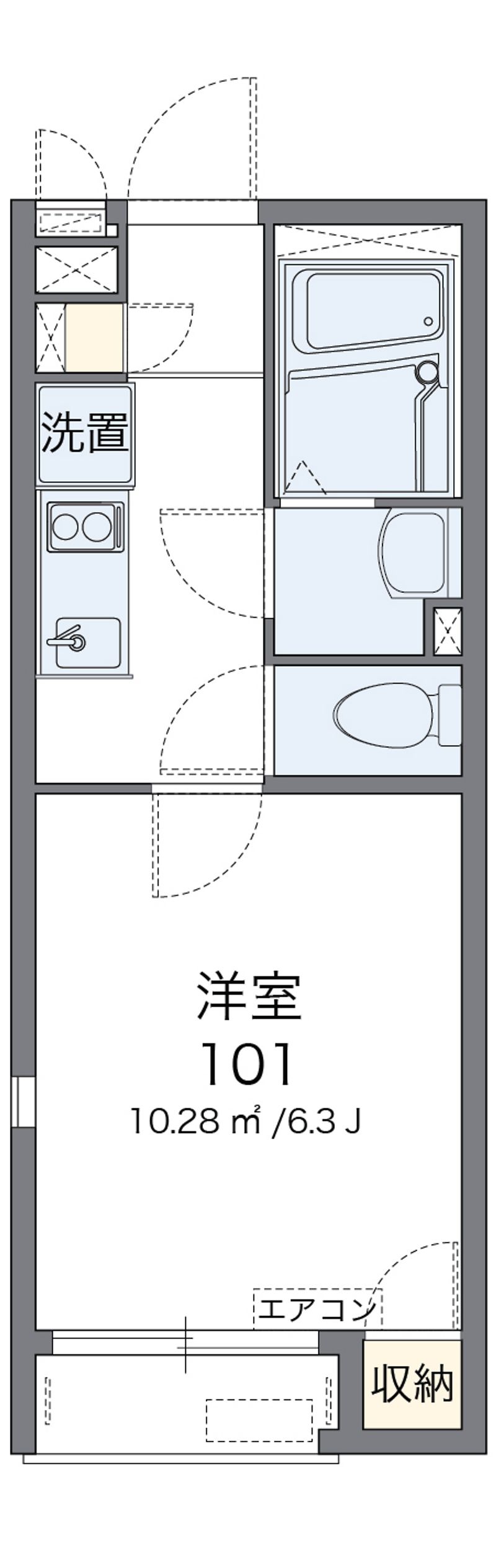 レオネクスト中野上鷺宮 間取図