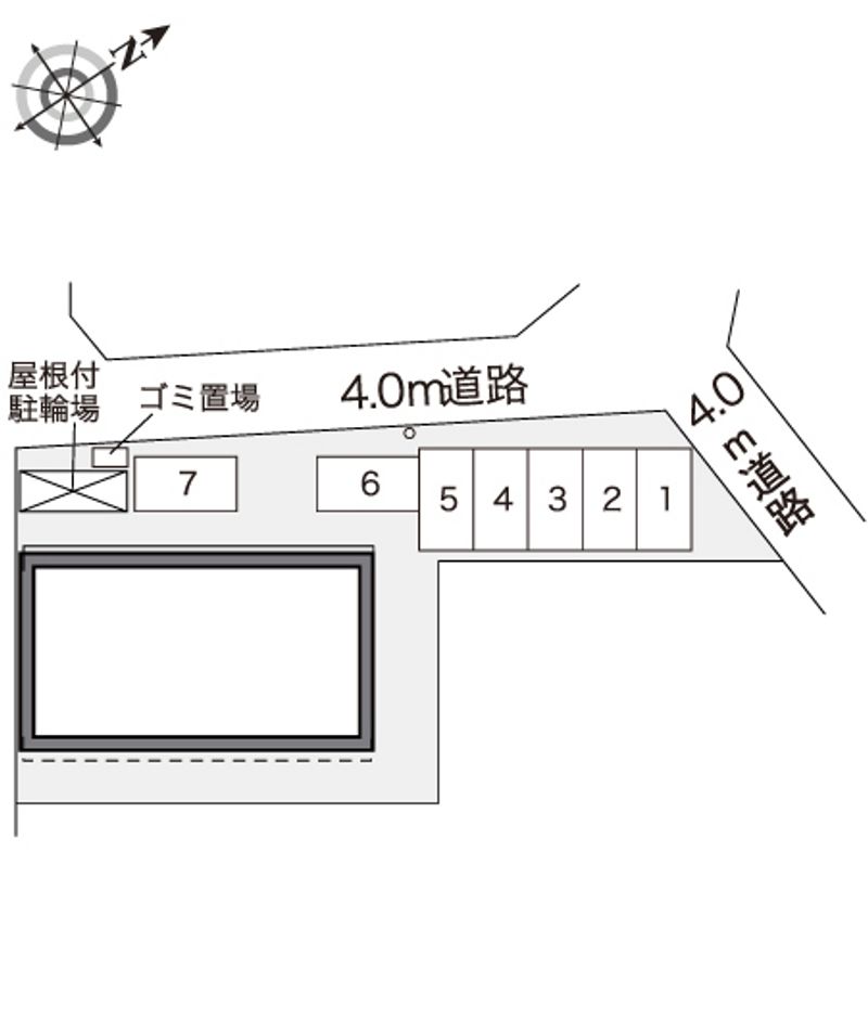 レオパレスネレイドⅤ 配置図