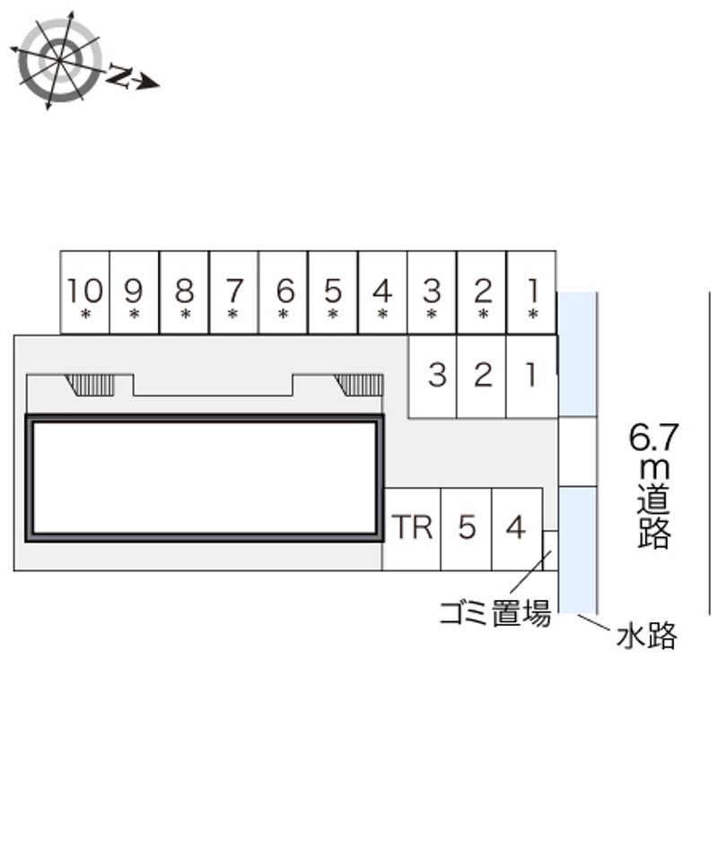 レオパレスれすかぁる 配置図