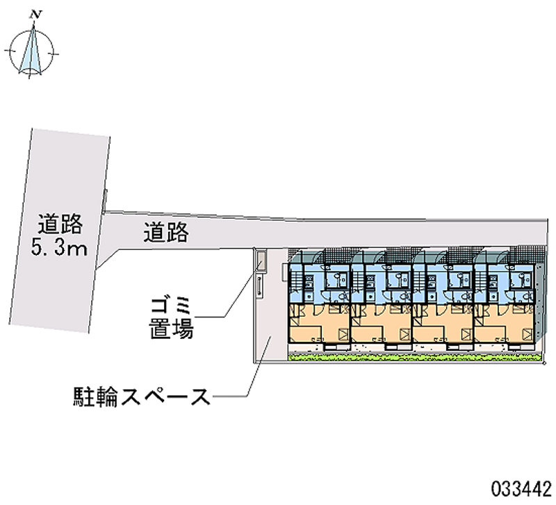 レオパレスＳＥＶＥＮＳＥＡ 区画図