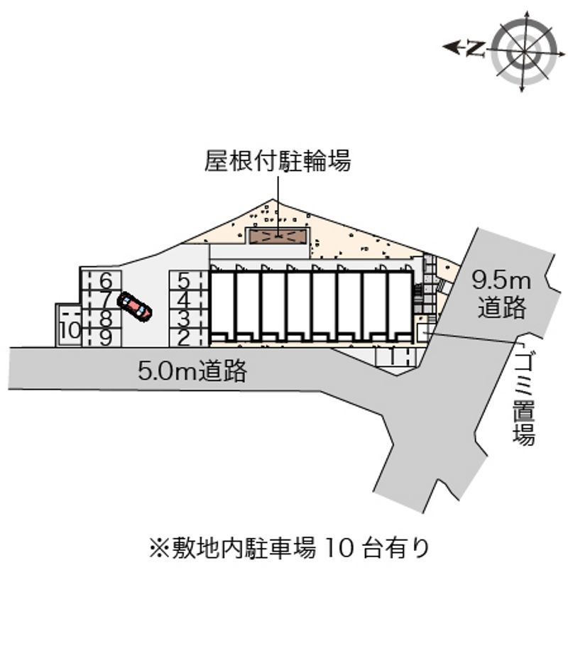 クレイノＣＨＩＡＲＩＨＩＬＬＳ 配置図