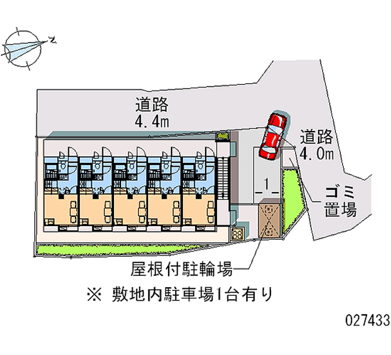 27433 Monthly parking lot