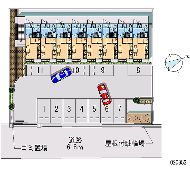 20953月租停车场