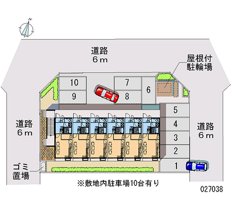 レオパレス日出 月極駐車場