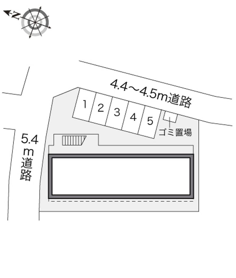 レオパレス１６５ 配置図