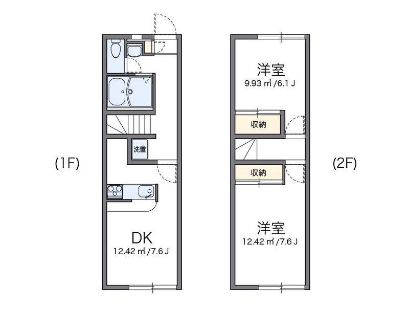 レオパレス歩坂 間取図