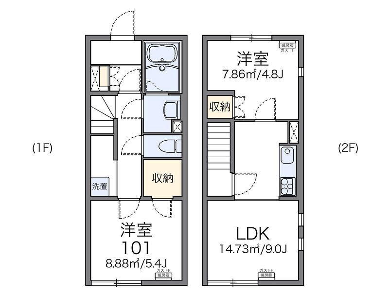 レオネクストウィズユー 間取図