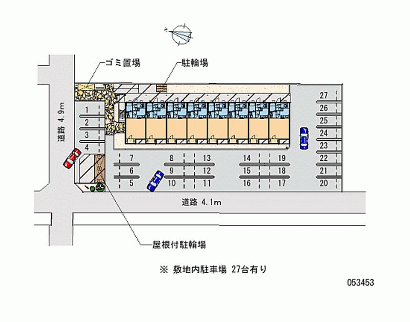 レオネクストはなみずき 月極駐車場