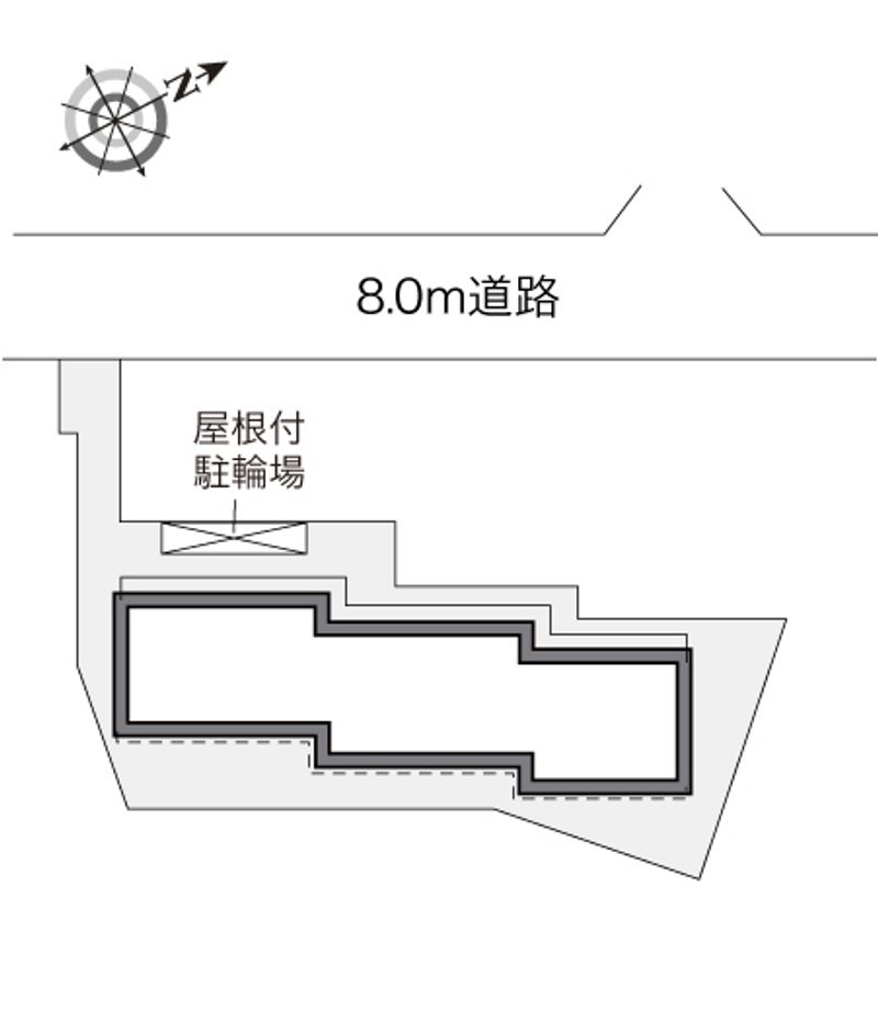 レオパレスネオライフ江古田 配置図