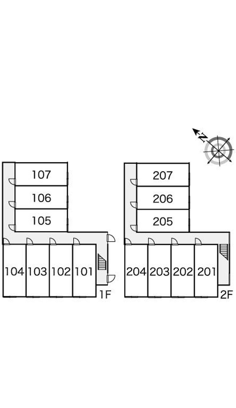 レオパレスＮＯＮＡ 間取り配置図