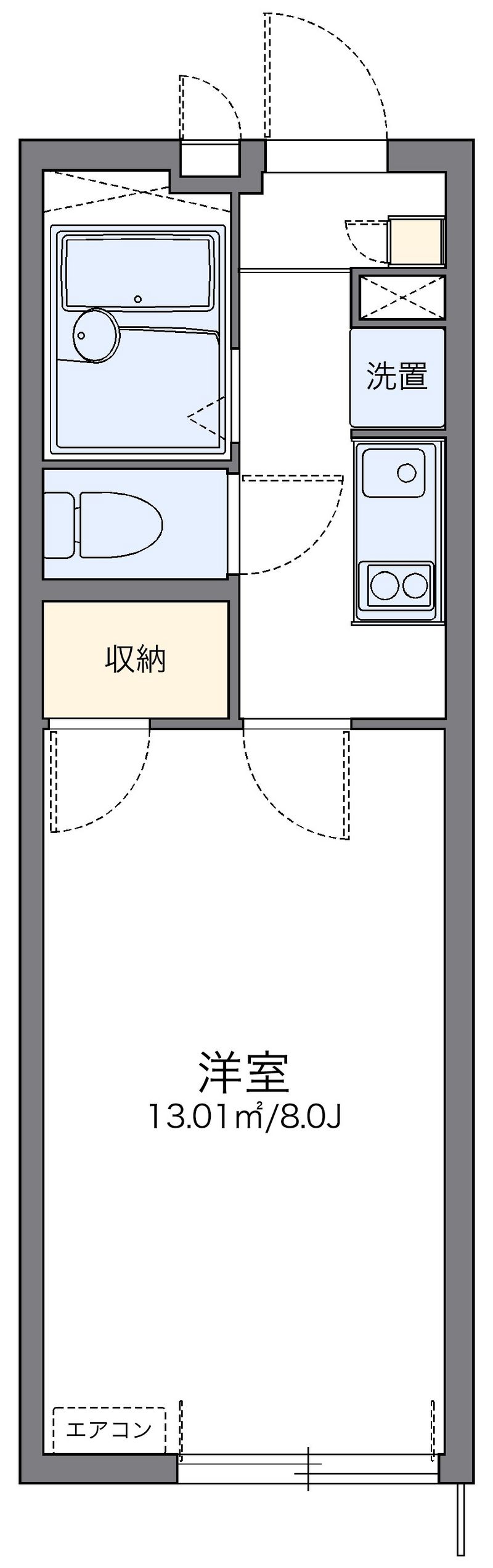 レオネクストエミライズ駅前 間取図