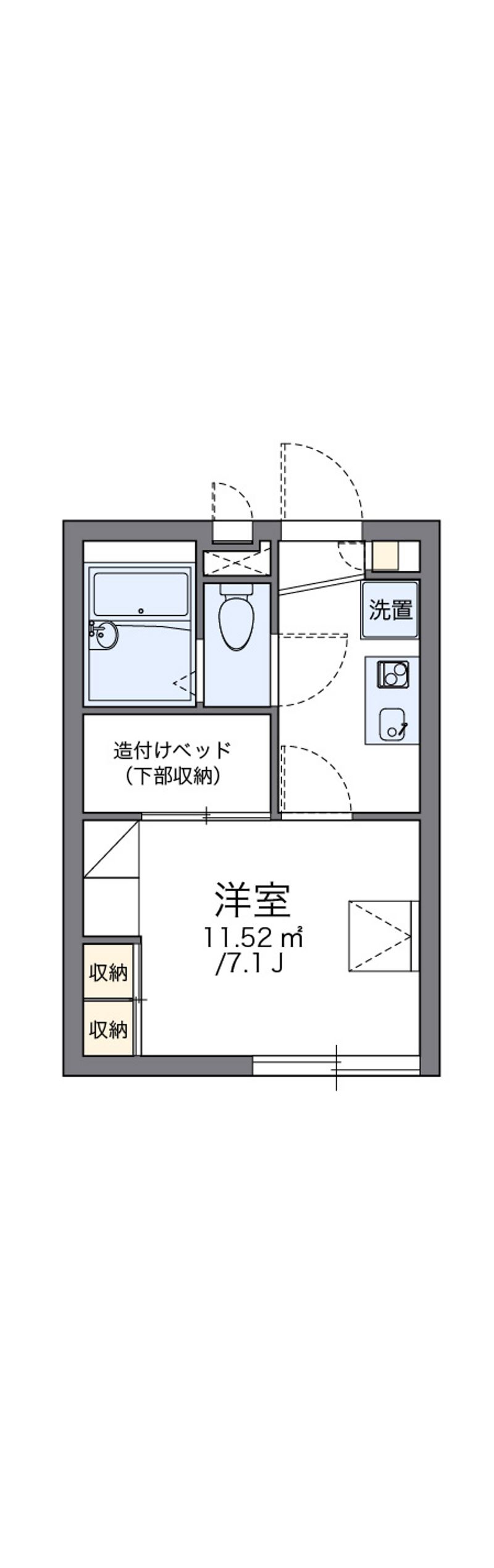 レオパレスＳｈｉｎｍｅｙ 間取図