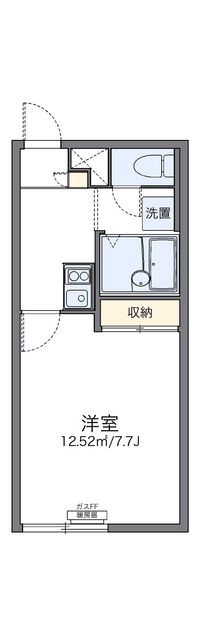 レオパレス室工 間取り図