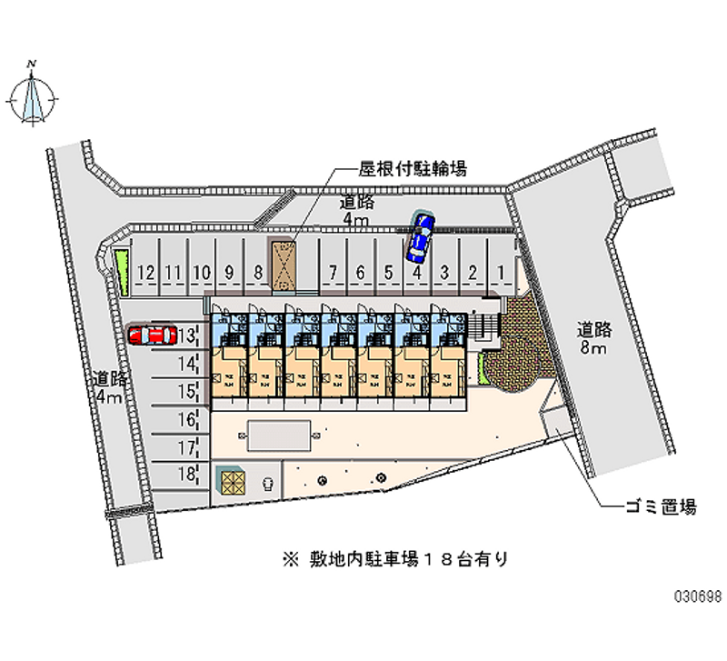 30698 Monthly parking lot