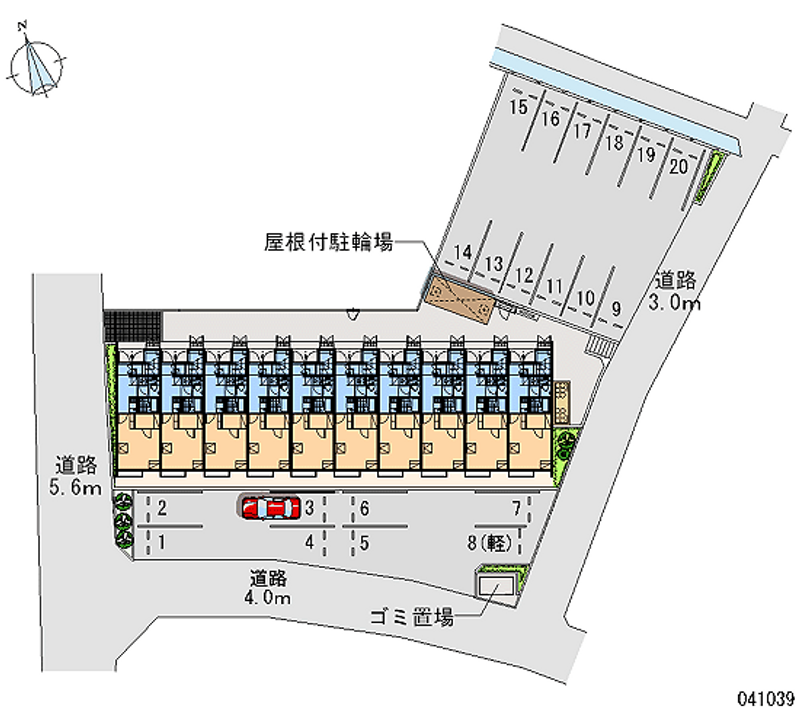 41039月租停车场