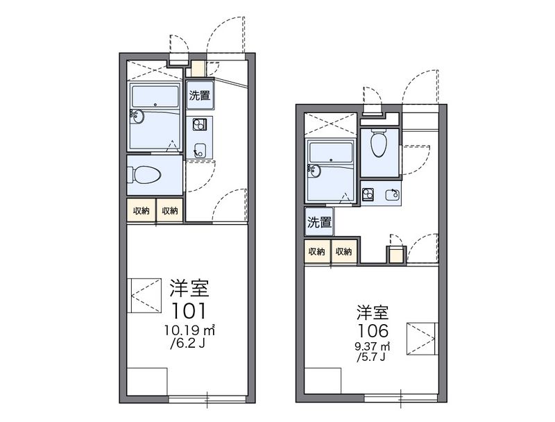 レオパレスウイズダム 間取図