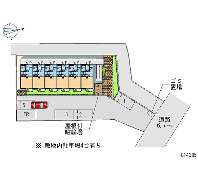 レオパレスフォレストハウス２１ 月極駐車場