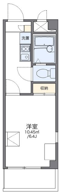 レオパレスエタージュ 間取り図