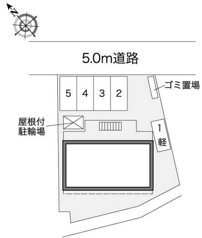 レオパレス大原市場 配置図