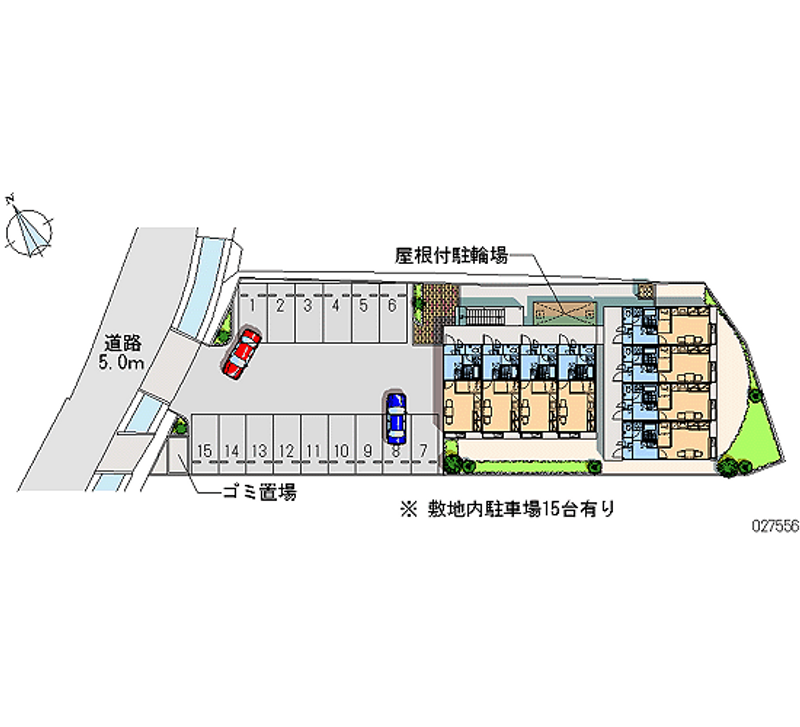 27556月租停车场