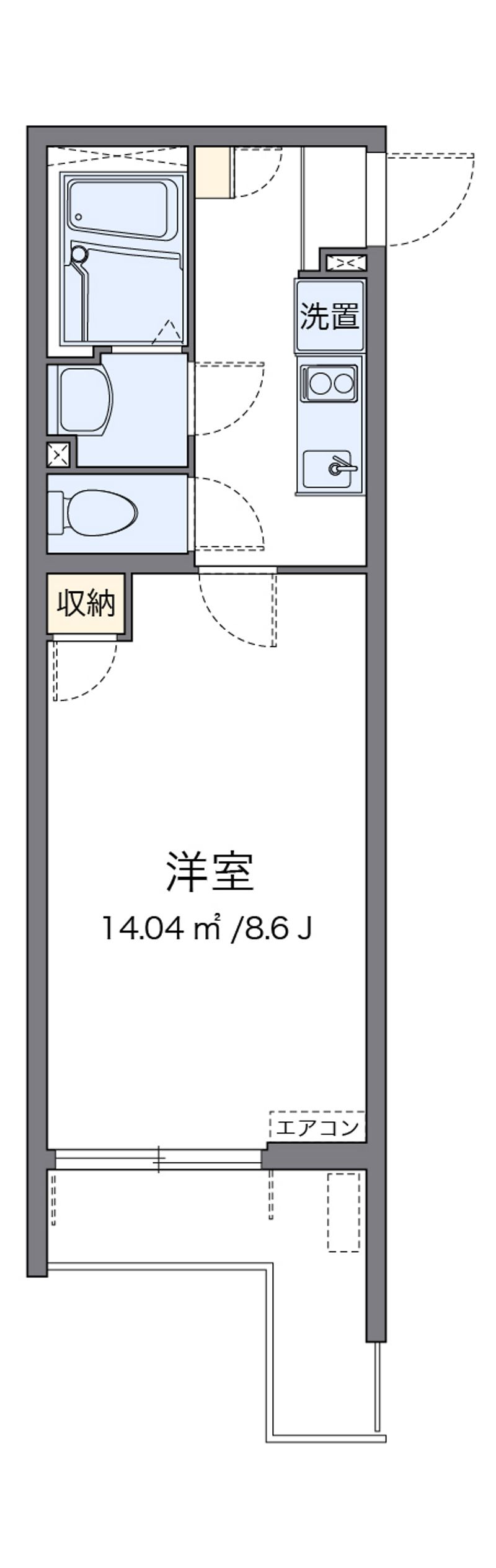 クレイノエスペランサ中原 間取り