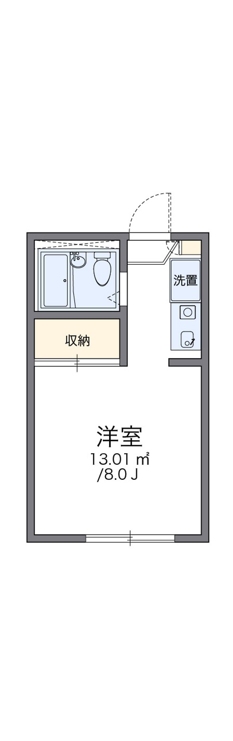 レオパレス中曽根Ⅰ 間取図