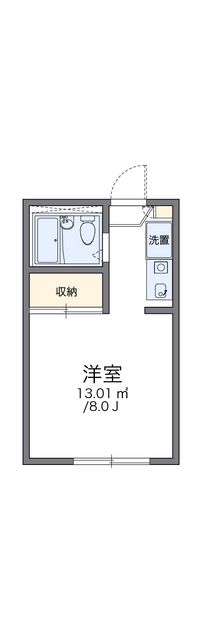 レオパレス中曽根Ⅰ 間取り図