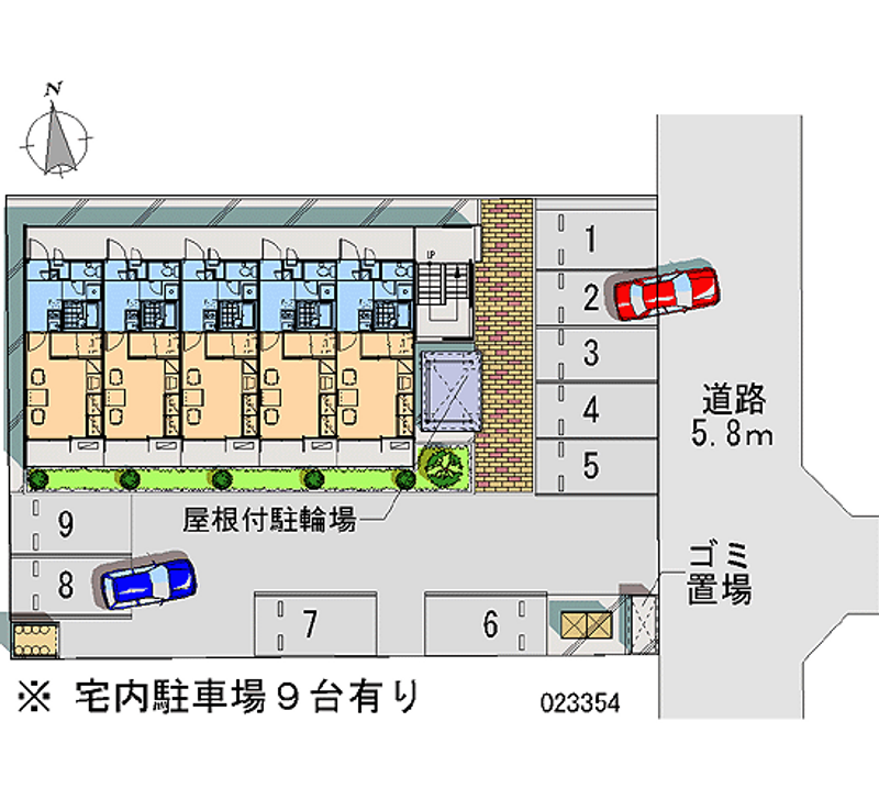 レオパレスＬＯ　ＳＣＡＬＯ 月極駐車場