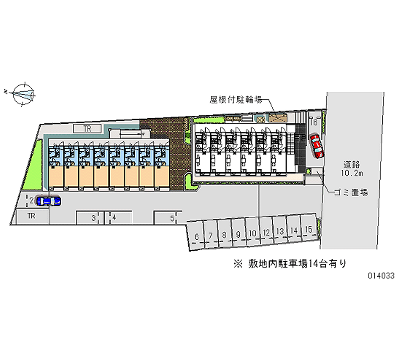 14033 bãi đậu xe hàng tháng