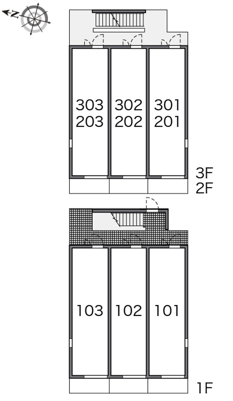 レオネクストひまわり 間取り配置図