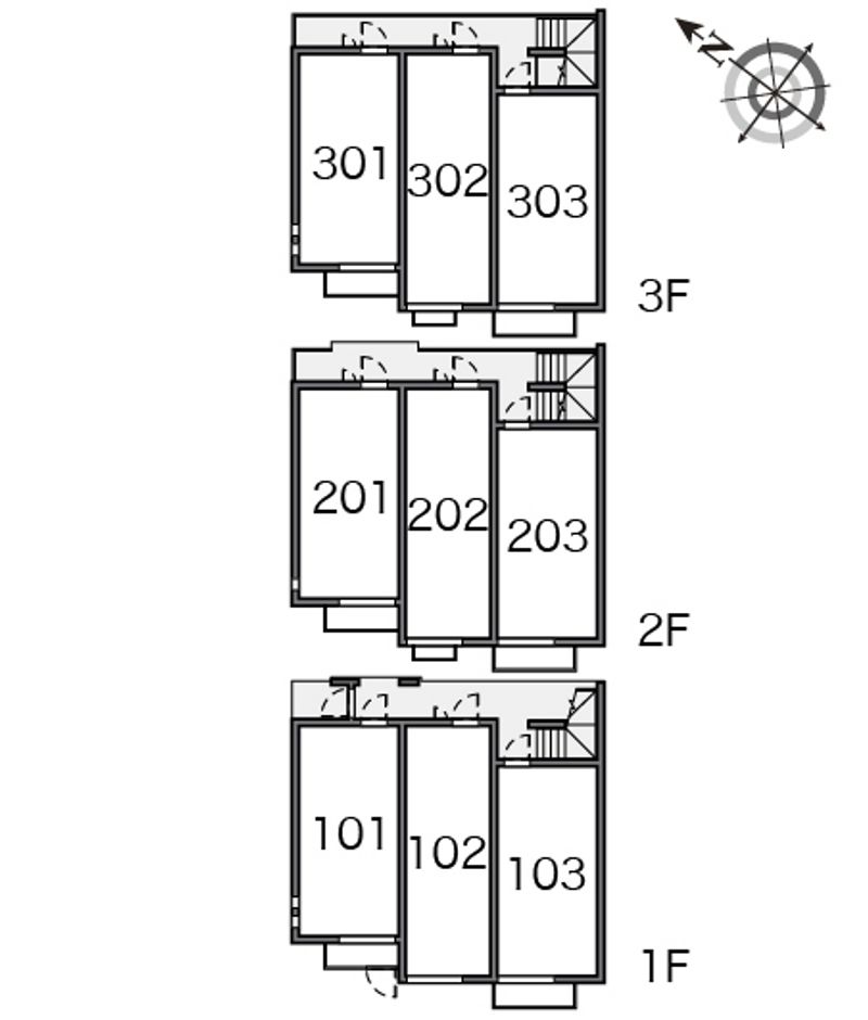 クレイノＢｕｏｎｏ 間取り配置図