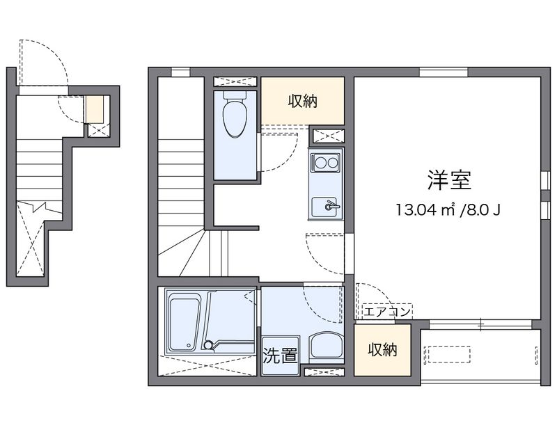 クレイノＫＩＹＯＭＩⅡ 間取り