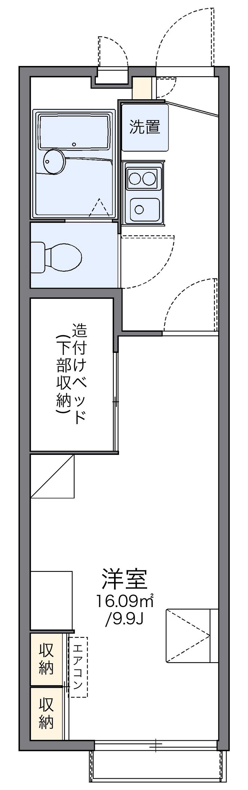 レオパレス清香 間取図