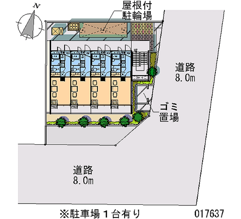 レオパレスｓｈｉｍａ７ 区画図