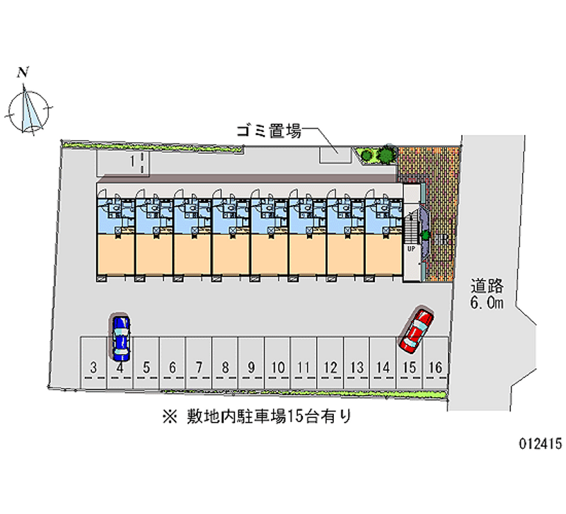 12415 Monthly parking lot