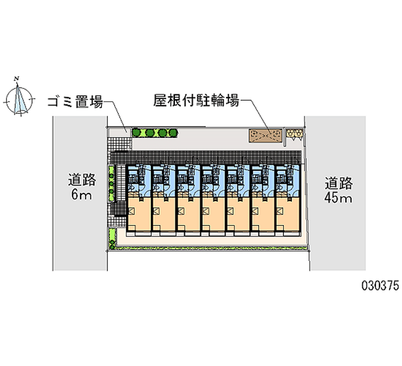 レオパレスヴィラヴェローナ 区画図