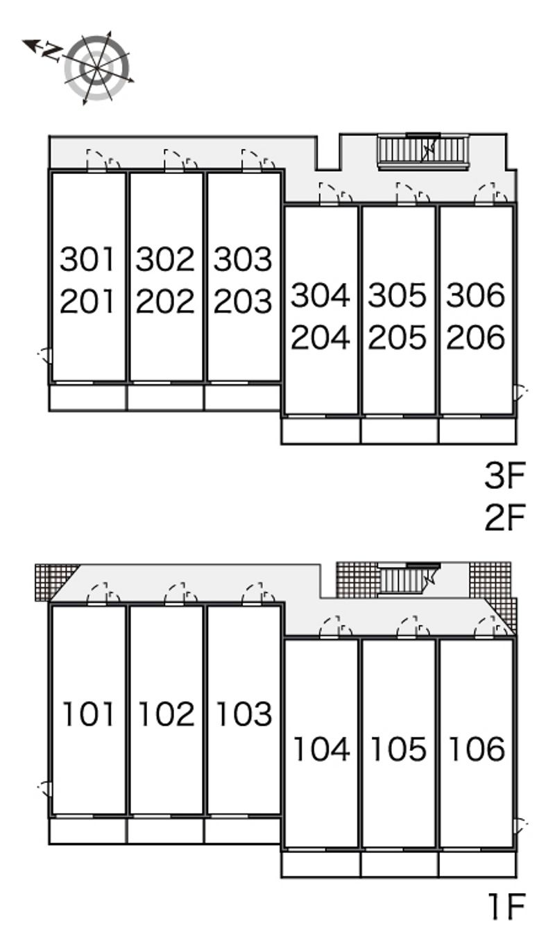 レオネクストななみ 間取配置図