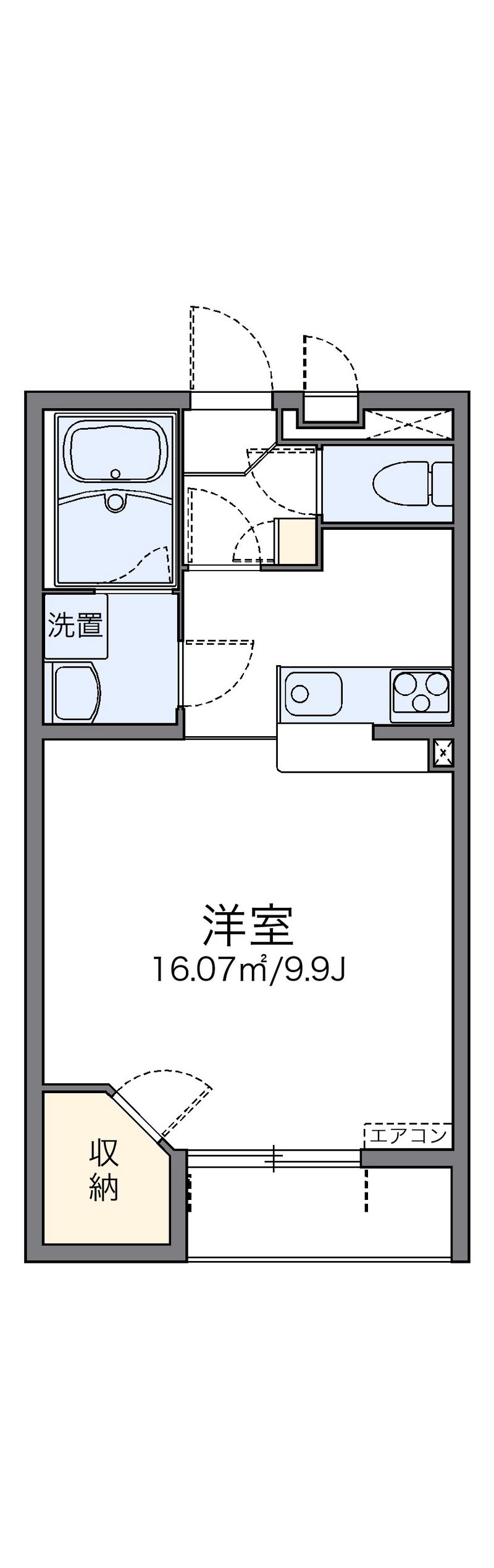 レオネクストツインクルしだみＢ 間取図